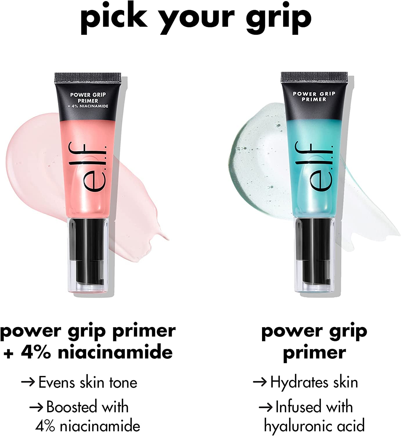 Power Grip Primer, Gel-Based & Hydrating Face Primer for Smoothing Skin & Gripping Makeup, Moisturizes & Primes, 0.811 Fl Oz (24 Ml.)