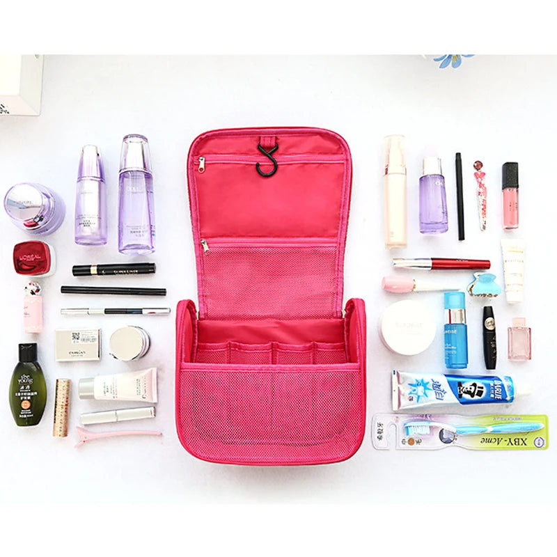 Vanity Women Men Toilet Toiletry Kit Cosmetic Makeup Make up Bag Case for Travel Organizer Pouch Female Big Beauty Large Neceser