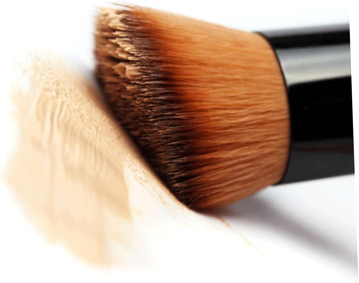Foundation Professional Makeup Blush Brush 3Pcs Set Portable and Practical for Daily Use and Professional Work Random Color