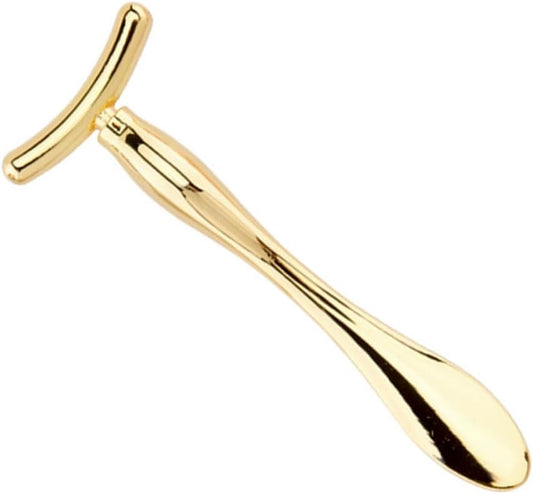 Mini Eye Makeup Scoop Set Zinc Alloy Beauty Supplies 2 in 1 Design for Cream Application Eye Circulation