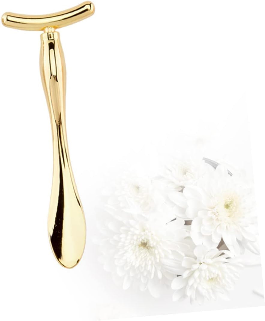 Mini Eye Makeup Scoop Set Zinc Alloy Beauty Supplies 2 in 1 Design for Cream Application Eye Circulation